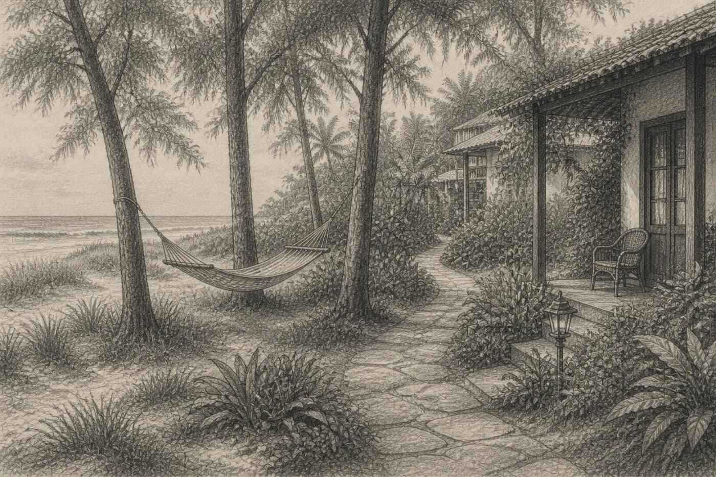 Pencil sketch of Meadows